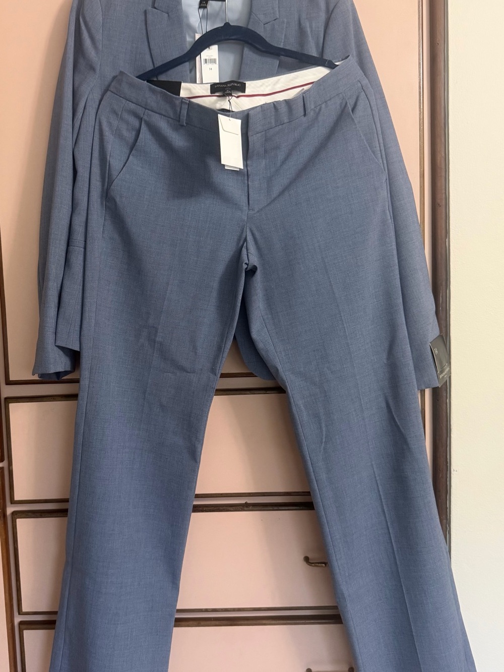 Banana Republic women Slate Blue Dress Pants set